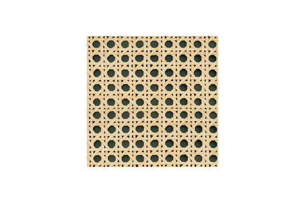 Forest Green with Natural Cane