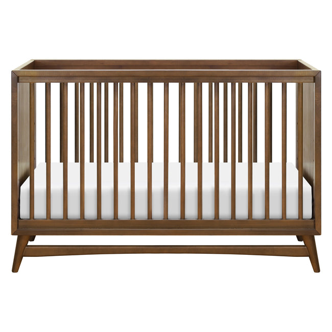 M15401NL,Babyletto,Peggy Mid-Century 3-in-1 Convertible Crib w/Toddler Bed Conversion Kit in Natural Walnut