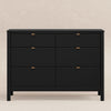 M25616B,Babyletto,Bondi 6-Drawer Assembled Dresser in Black