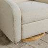 M23188WBLB,Babyletto,Nami Glider Recliner w/ Electronic Control and USB in Ivory Boucle w/Light Wood Base