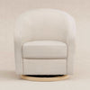 M5887WBCL,Babyletto,Madison Swivel Glider in Ivory Boucle and Cane w/Light Wood Base