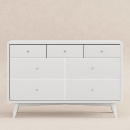 M15916W,Babyletto,Palma 7-Drawer Double Dresser Assembled in White
