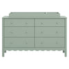 M27916LS,Babyletto,Swell 6-Drawer Assembled Dresser in Light Sage