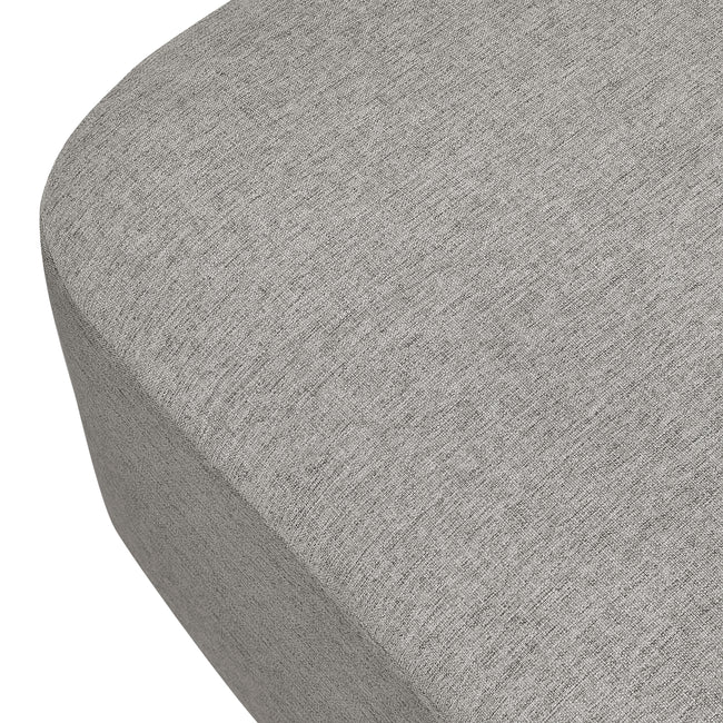M26385PGEWLB,Babyletto,Kiwi Gliding Ottoman in Performance Grey Eco-Weave w/ Light Wood Base