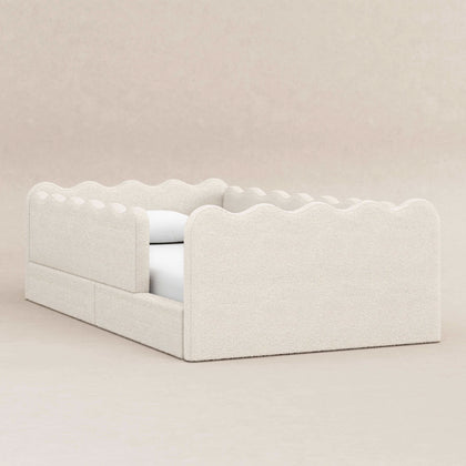 M31376PWB,Babyletto Kids,Rizo Montessori-Inspired Twin Bed in Performance Ivory Boucle