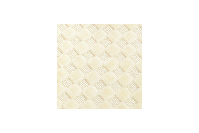 MDBFABRIC141,Babyletto,Babyletto - Ivory Velvet Checker (IVC) SWATCH