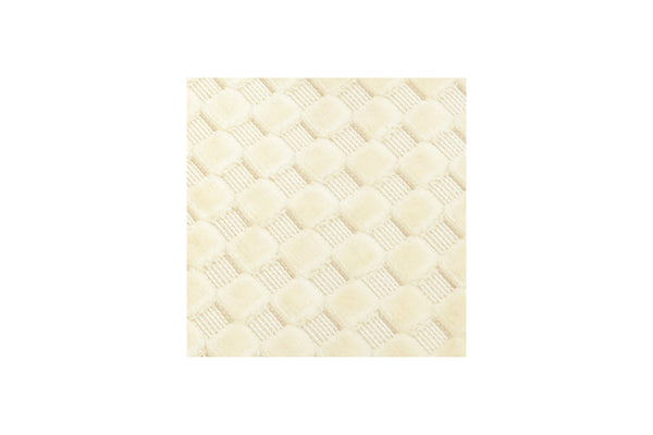 Ivory Velvet Checker
