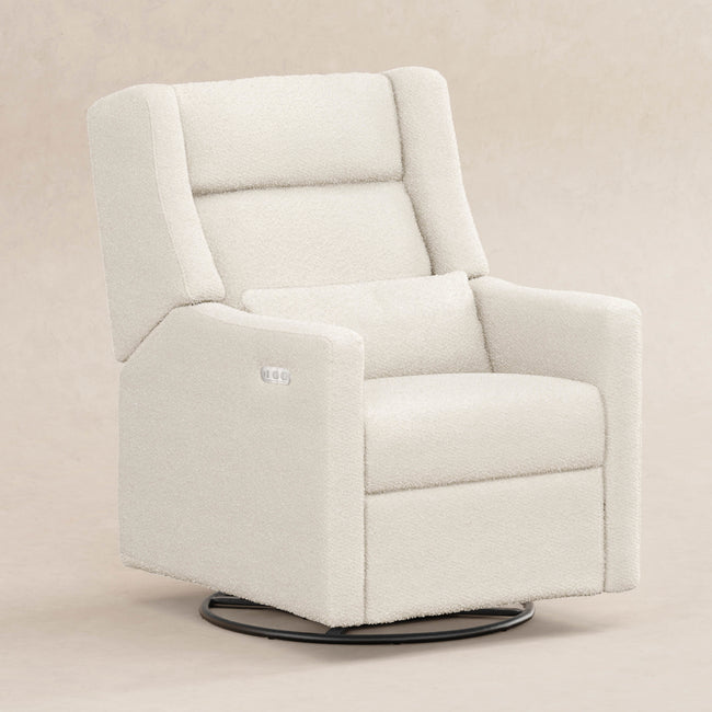 M11286PWB,Babyletto,Kiwi Plus Power Glider Recliner w/ Power Headrest in Performance Ivory Boucle