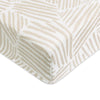 T29235,Babyletto,Oat Stripe Muslin Crib Sheet in GOTS Certified Organic Cotton