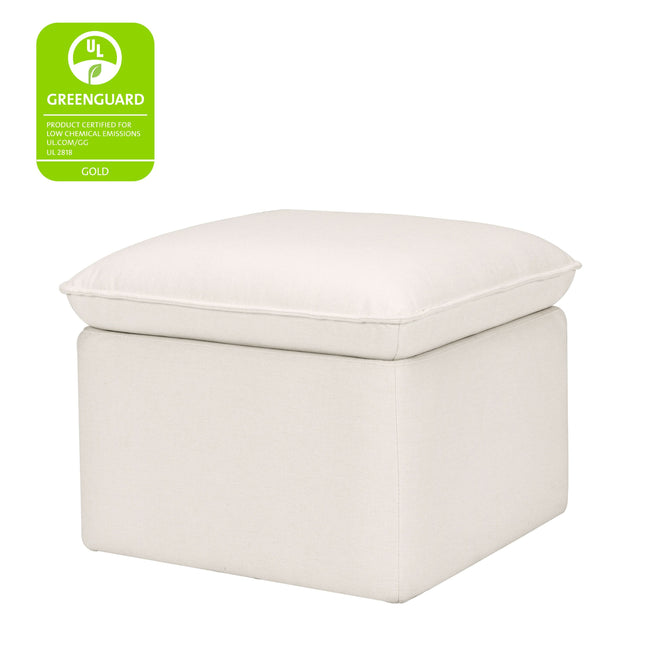 M20985PCMEW,Babyletto,Cali Storage Ottoman in Performance Cream Eco-Weave