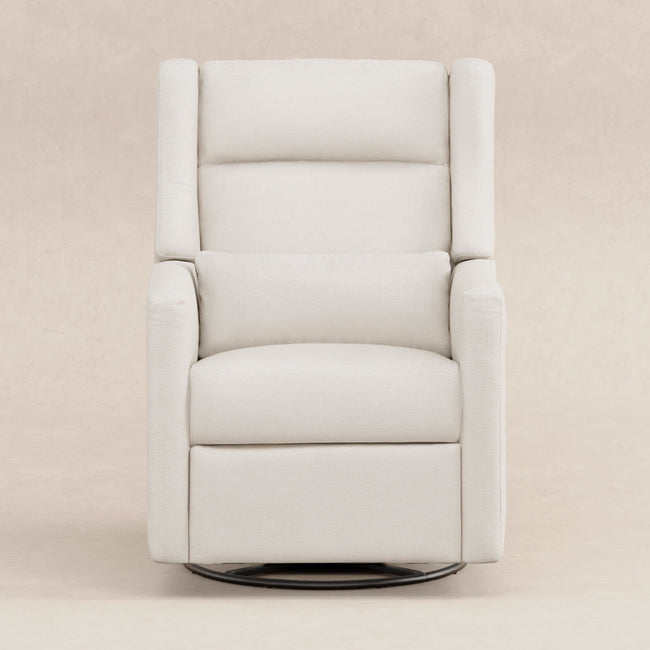 M11286PCMEW,Babyletto,Kiwi Plus Power Glider Recliner w/ Power Headrest in Performance Cream Eco-Weave