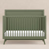 M15901OL,Babyletto,Palma Mid-Century 4-in-1 Convertible Crib w/Toddler Bed Conversion in Olive