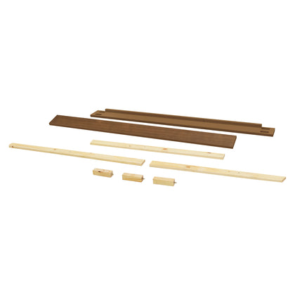 M7689NL,The MDB Family,Full Size Bed Conversion Kit in Natural Walnut