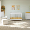 M10301W,Babyletto,Sprout 4-in-1 Convertible Crib w/Toddler Bed Conversion Kit in White Finish