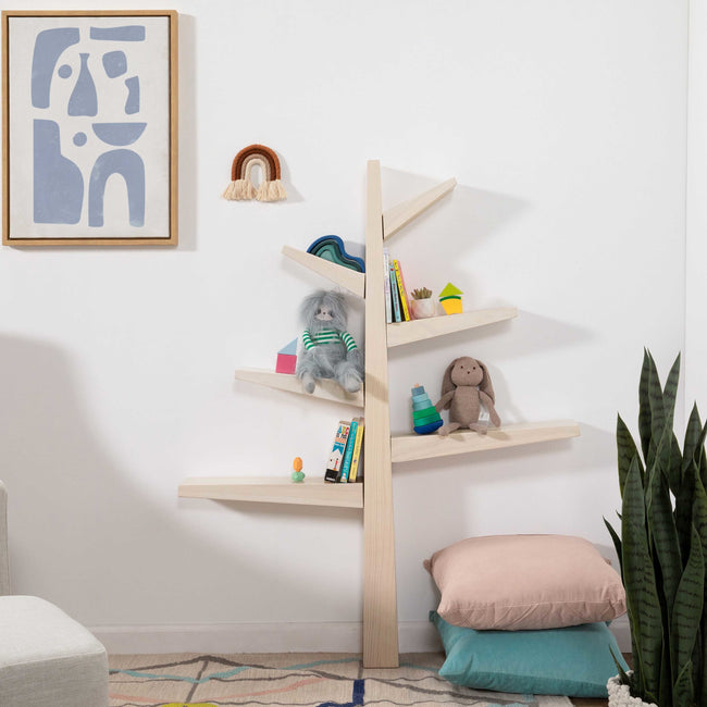 M4626NX,Babyletto Kids,Spruce Tree Bookcase in Washed Natural Finish