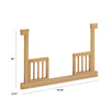 M23799HY,The MDB Family,Toddler Bed Conversion Kit in Honey