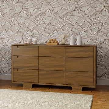 M23428NL,Babyletto,Yuzu 9-Drawer Dresser Assembled in Natural Walnut