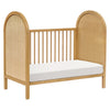M25601HYNC,Babyletto,Bondi Cane 3-in-1 Convertible Crib w/Toddler Bed Kit in Honey with Natural Cane
