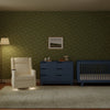 M11283PWB,Babyletto,Kiwi Deluxe Power Glider Recliner w/Heat&Massage in Performance Ivory Boucle