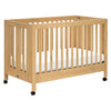 M6601HY,Babyletto,Maki Full-Size Folding Crib w/ Toddler Bed Conversion Kit in Honey