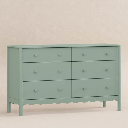 M27916LS,Babyletto,Swell 6-Drawer Assembled Dresser in Light Sage