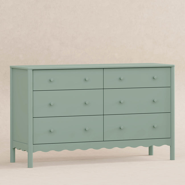 M27916LS,Babyletto,Swell 6-Drawer Assembled Dresser in Light Sage