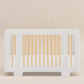 M23401WN,Babyletto,Yuzu 8-in-1 Convertible Crib w/All-Stages Conversion Kits in White/Natural