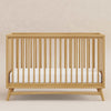 M15401HY,Babyletto,Peggy Mid-Century 3-in-1 Convertible Crib w/Toddler Bed Conversion Kit in Honey