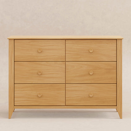 M10326HY,Babyletto,Sprout 6-Drawer Double Dresser in Honey