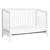 M10301W,Babyletto,Sprout 4-in-1 Convertible Crib w/Toddler Bed Conversion Kit in White Finish