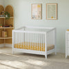 M10301W,Babyletto,Sprout 4-in-1 Convertible Crib w/Toddler Bed Conversion Kit in White Finish