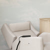 M11283PBEW,Babyletto,Kiwi Deluxe Power Glider Recliner w/Heat&Massage in Performance Beach Eco-Weave