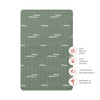 T27134,Babyletto,Ocean Waves Muslin All-Stages Bassinet Sheet in GOTS Certified Organic Cotton