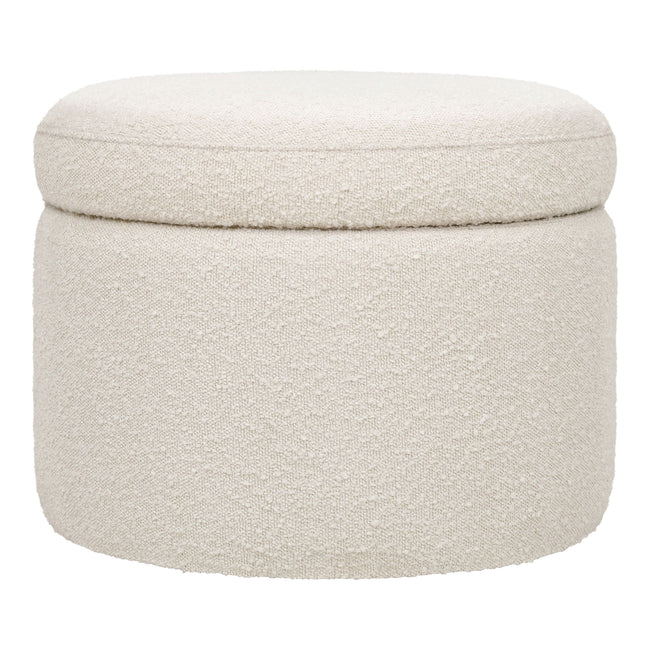 M22185WB,Babyletto,Wally Storage Ottoman in Ivory Boucle
