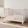 M6601W,Babyletto,Maki Full-Size Folding Crib w/Toddler Bed Conversion Kit in White Finish