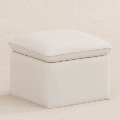 M20985PCMEW,Babyletto,Cali Storage Ottoman in Performance Cream Eco-Weave