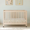 M6601NX,Babyletto,Maki Full-Size Folding Crib w/Toddler Bed Conversion Kit in Washed Natural