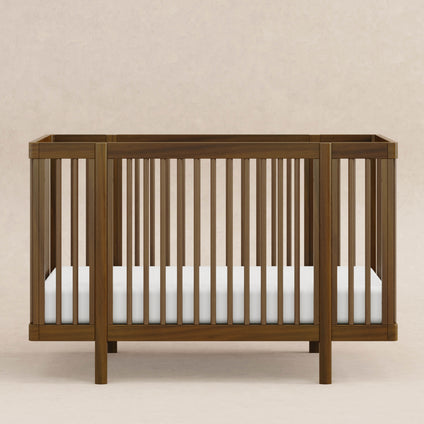 M29880NL,Babyletto,Pogo 8-in-1 Convertible Crib w/All-Stages Conversion Kits in Natural Walnut