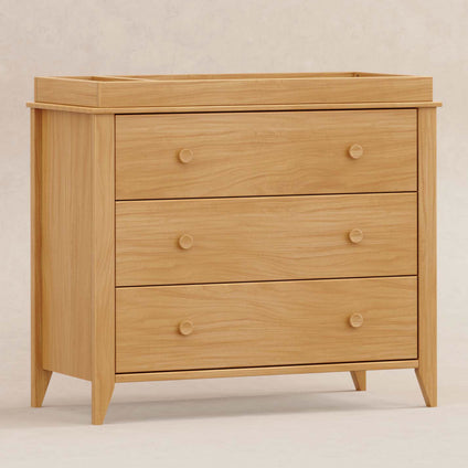 M10323HY,Babyletto,Sprout 3-Drawer Changer Dresser in Honey
