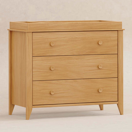 M10323HY,Babyletto,Sprout 3-Drawer Changer Dresser in Honey