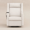 M11283PCMEW,Babyletto,Kiwi Deluxe Power Glider Recliner w/Heat&Massage in Performance Cream Eco-Weave