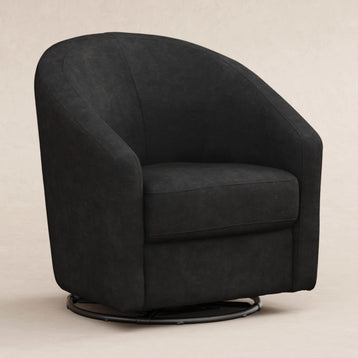 M5887BLKV,Babyletto,Madison Swivel Glider in Black Velvet