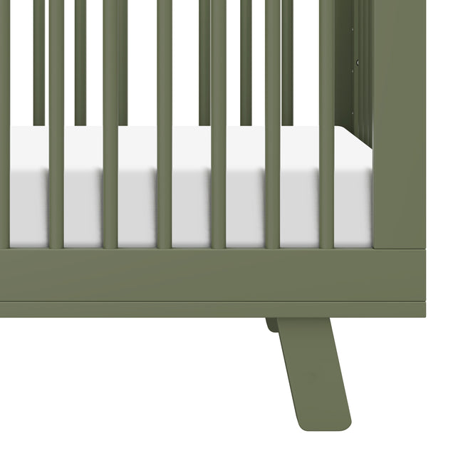 M4201OL,Babyletto,Hudson 3-in-1 Convertible Crib w/Toddler Bed Conversion Kit in Olive