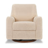 M24087CSGDB,Nursery Works,Sunday Power Recliner and Swivel Glider in Chai Shearling w/ Dark Wood Base