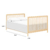 M5789BD,The MDB Family,Hidden Hardware Twin/Full Size Bed Conversion Kit in Blonde