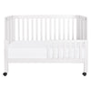 M6601W,Babyletto,Maki Full-Size Folding Crib w/Toddler Bed Conversion Kit in White Finish