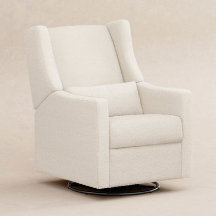 M11277PWB,Babyletto,Kiwi Recliner and Swivel Glider in Performance Ivory Boucle