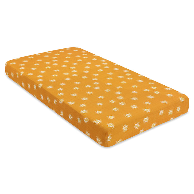 T26935,Babyletto,Golden Hour Muslin Crib Sheet in GOTS Certified Organic Cotton