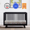 M4201B,Babyletto,Hudson 3-in-1 Convertible Crib w/Toddler Bed Conversion Kit in Black