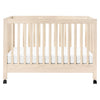 M6601NX,Babyletto,Maki Full-Size Folding Crib w/Toddler Bed Conversion Kit in Washed Natural